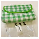 New 78" Green Portable Lightweight Picnic Blanket