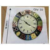 New 18" Round Wall Clock