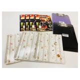 4 Coloring Books, 4 Clipboards & 3 Notebooks