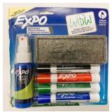 New EXPO 6 Pc White Board Set