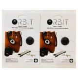 2 New Orbit Stick It Find It Locator Chips Black