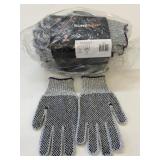 12 Pairs Cut Resistant Cotton Rubber Dot Gloves