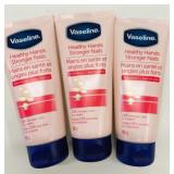 3x 100ml Vaseline Healthy Hands Stronger Nails