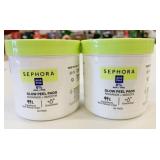 2x Sephora 6% AHA+PHA Glow Peel Pads 65/Ea