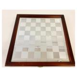 Glass & Wooden Chess Set