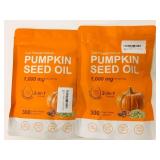 2x 300 Cold Pressed Pumpkin Seed Oil Softgels