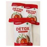 3x 70g LuluTox Detox Energizing Teas Peach Flavor