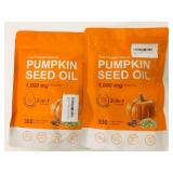 2x 300 Cold Pressed Pumpkin Seed Oil Softgels