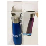 2 New Carfax Stainless 500ml Water Bottles