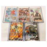 5 Pokemon Full Art Card Lot