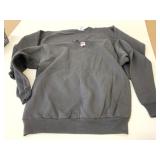 2 New Size XL Adult Black Crew Neck Sweatshirts