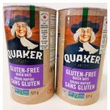 2x 511g Quaker Gluten Free Quick Oats