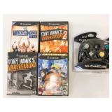 4 Nintendo Gamecube Games & Cirka Controller