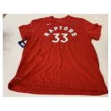 New Raptors Gasol Size XXL T-Shirt