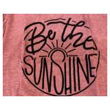 New "Be The Sunshine" Size S T-Shirt