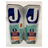 2 New Boxes J Cloth Heavy Duty Cleaning Cloths