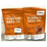 2x 300 Cold Pressed Pumpkin Seed Oil Softgels