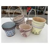 Lot ~ Assorted Easter PLUS Baskets & Planters