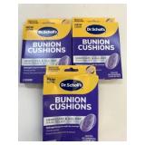 3x Boxes Dr.Scholl's Bunion Cushions