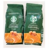 2x 311g Starbucks Caramel Ground Coffee