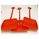 3 New 27' Nordic Trail Kids Snow Shovels