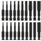 New 20 Pc Hex Head All Wrench Bit Set Metric & SAE