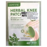 48 Pack Herbal Knee Patch Natural