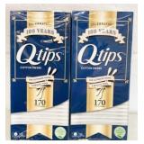 2x 170/Pk Q-tips Cotton Swabs