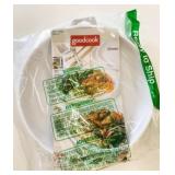 4 New Goodcook Microwave Plates 10'