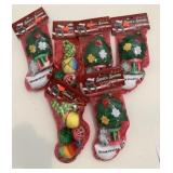 6 New Santa's Secrets Cat Toys Stockings