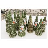 13 New Green Light Up Trees 8 & 9.5'