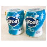 2x 40/PK Excel Peppermint Soft Chew Sugar Free Gum