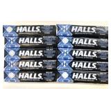 10 Packs Halls Extra Strong Menthol Lozenges