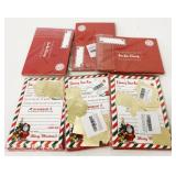 6 New Packs x 10 Per Santa Letter Sets