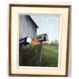 Barbara Brown Canvas Painting 25" x 21"