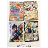 4 Pokemon Card Lot