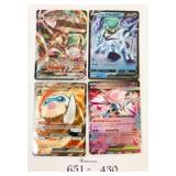 4 Pokemon Card Lot