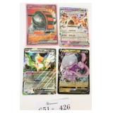 4 Pokemon Card Lot