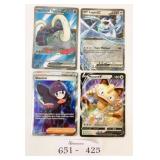 4 Pokemon Card Lot