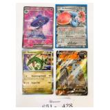 4 Pokemon Card Lot