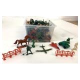 Shoe Tote Lot of Army Assorted Figures