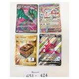 4 Pokemon Card Lot