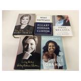 5 American First Lady Hardcover Books