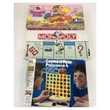 Treasure Trolls, Monopoly & Connect 4 Games