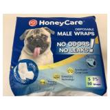 50 New Disposable Male Dog Wraps