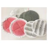New 6 Pc Spin Mop Floor Cleaner Pads Colours Vary