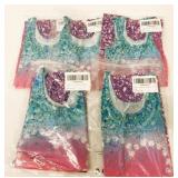 5 New Leotard Girls Bodysuit Outfits 3T-4T