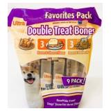 715g 9-Pk Rawhide Free Dog Treat Bones