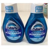 2x 473ml Dawn Platinum Plus Powerwash Dish Spray