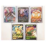 5 Pokemon Full Art Fusion Strike Card Lot